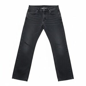 Levi's 541 Athletic Taper Black Fade Jeans Men's W31 L32 Repair Custom Stitch